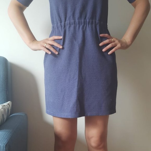 Summer blue dress - Open back - Picture 2 of 5